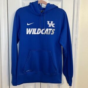 Nike Kentucky Wildcats‎ Therma-FIT Hoodie Pullover Sweatshirt Blue Small